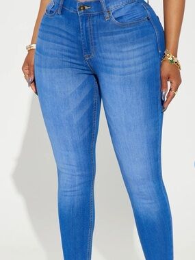 High-Rise Skinny Women’s Jeans - Blue